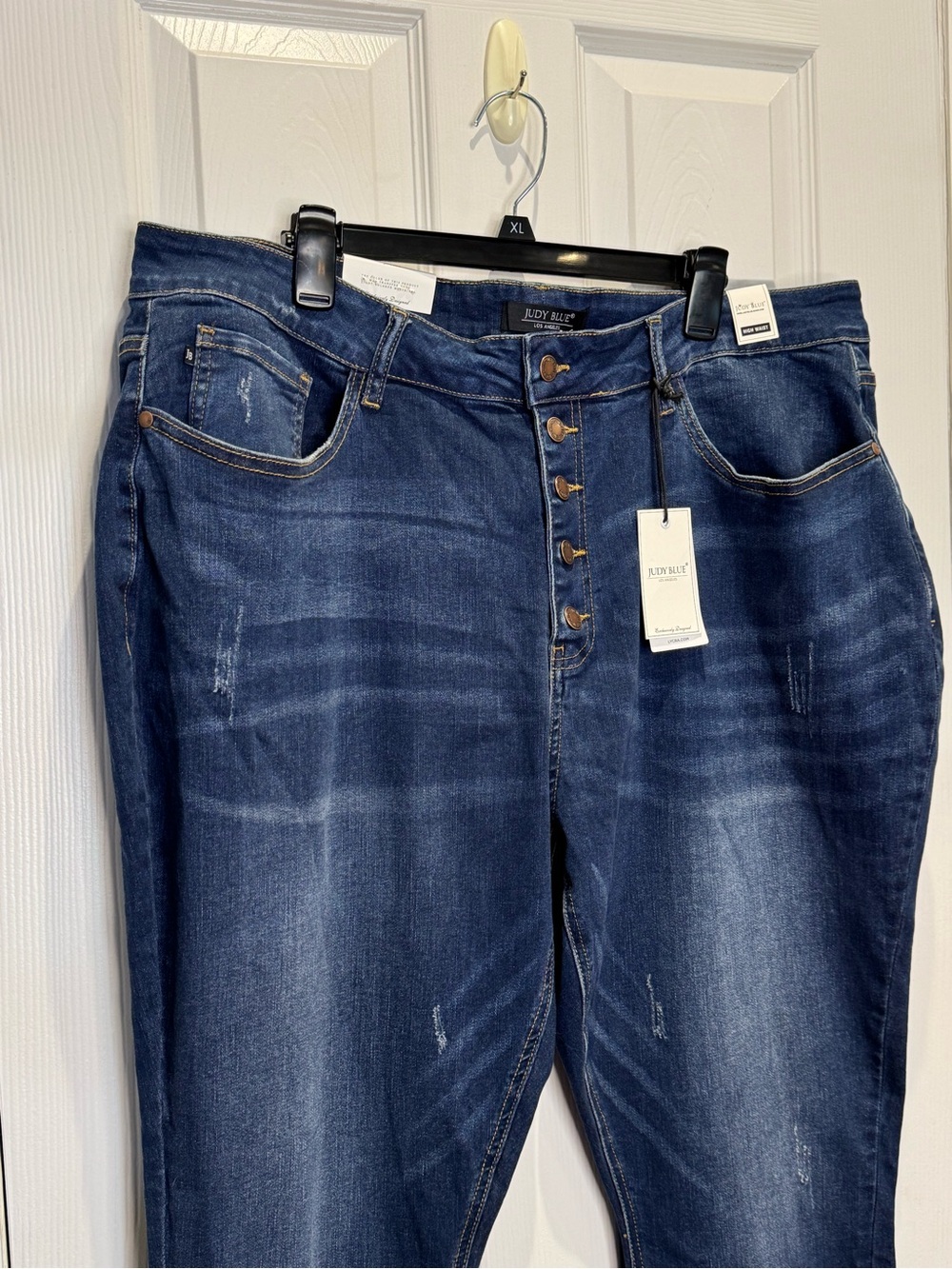 NEW Judy Blue Plus Women's 24W Sienna Classic Button Fly Ankle Skinny Denim Jean - Picture 4 of 8